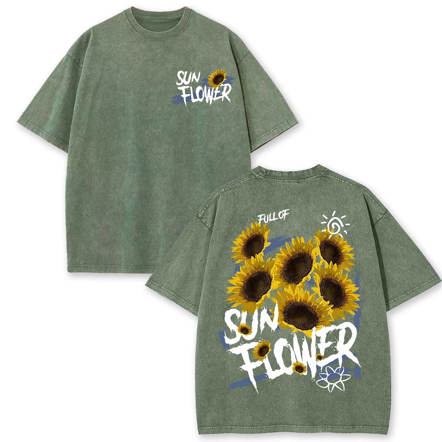 Lift Is Good Beautiful Sunflower Print T Shirts
