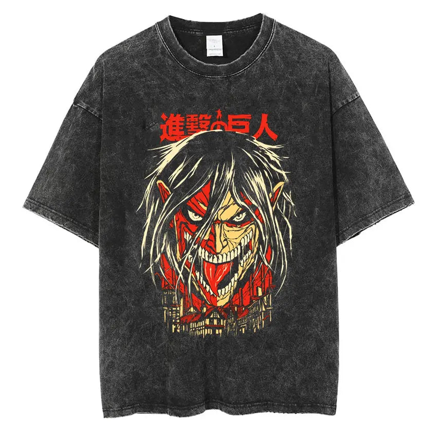 Mikasa Ackerman Eren Jaeger Wings of Freedom Cotton T-shirts