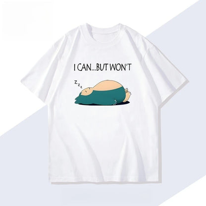 Pokémon Handheld Game Snorlax Loose T-shirt